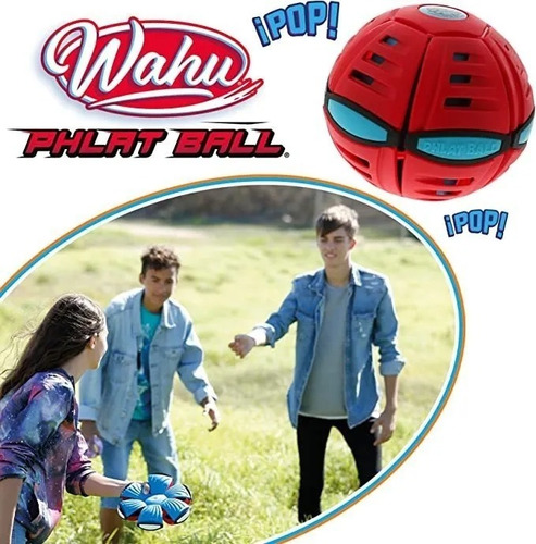 Imagen 6 de 10 de Phlat Ball Lanza Frisbee Pelota Disco Se Transforma Edu