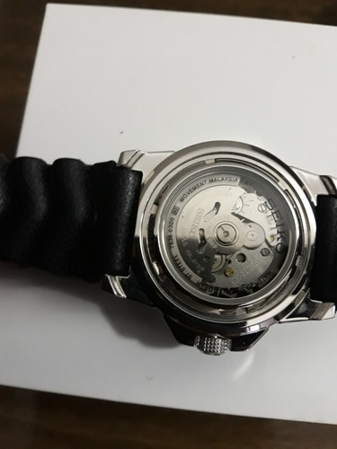 Relógio Seiko Monster Automático, Pulseira De Borracha