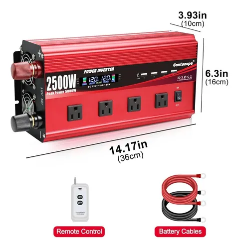 Inversor 12v A 110v 2500 Wts