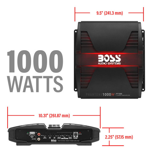 Amplificador De Coche 2 Canales 1000 Vatios Clase A/b Premiu