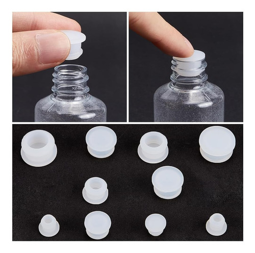 Tapones De Silicona De 4 Tamaños Para Saleros Y Pimenteros 9