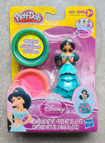 Play Doh Disney Princess Jazmin + 2 Masas Play Doh