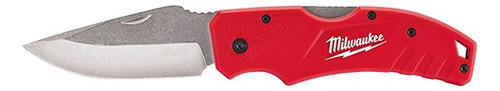 Cuchillo De Bolsillo Lockback 48-22-1940 Color Rojo