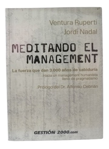Meditando El Management Ventura Ruperti 