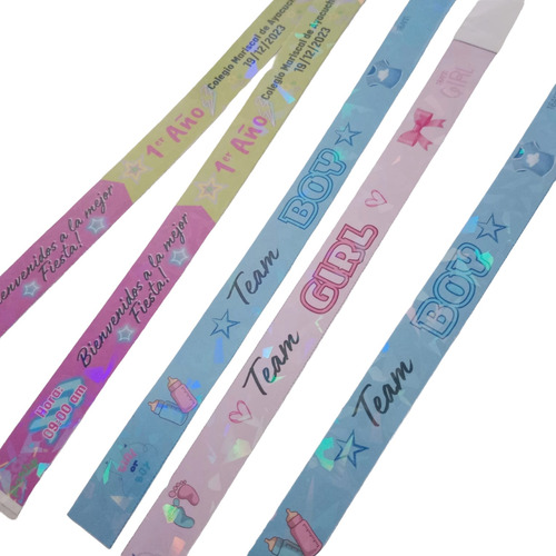 Pulseras Para Fiestas / Invitaciones Personalizadas