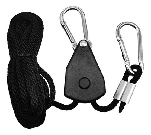 Polea De Camping Con Hebilla De Cuerda Ajustable De 2 M 1/8