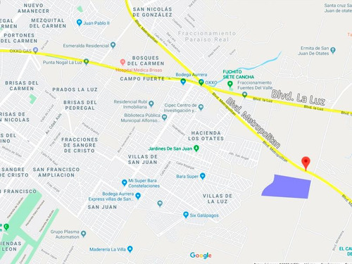 Terreno En Venta Eje Metropolitano 56,562 M2 León, Gto.