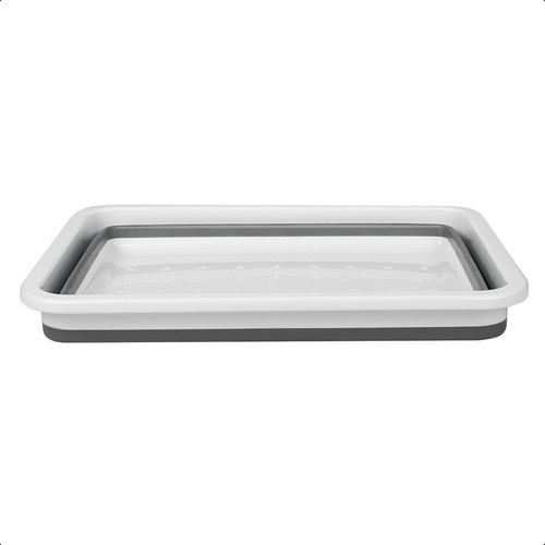 Escurridor De Trastes Tutti Multiusos Plegable Color Gris
