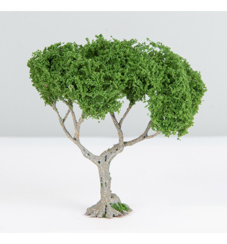 3 Árboles En Miniatura Con Diseño De Árbol De Hoja Ancha