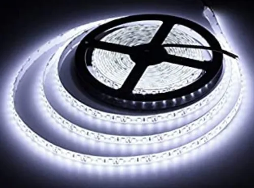 Tiracinta Led Color Blanco 5 Mts 12v Con Cinta Adhesiva Tiracinta Led Color Blanco 5 Mts 12v Con Cinta Adhesiva