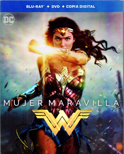 Mujer Maravilla Wonder Woman 2017 Blu-ray + Dvd + Digital