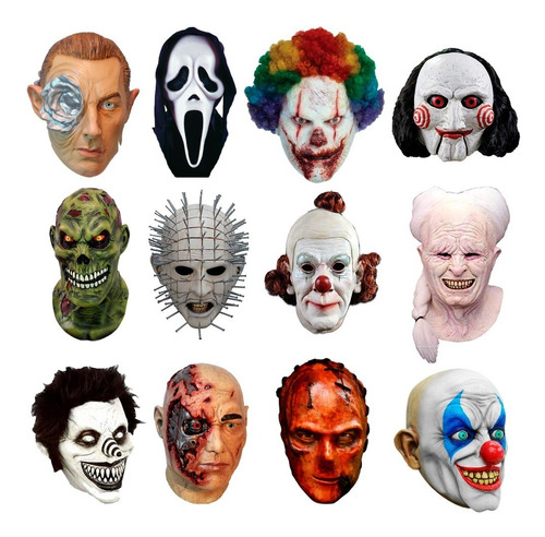 Catalogo Seg Mascaras Halloween Dia Muertos Disfraz Terror 