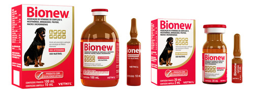Bionew 20ml Associação De Vitaminas Do Complexo B - Vetnil