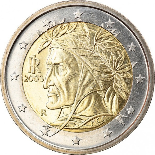 Moeda Italiana 2 Euros 2005 (Usado)