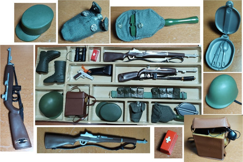 Gi Joe Vintage 1998 Us Infantry Action Soldier Footlocker (Usado)