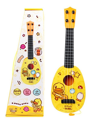Imagen 1 de 8 de Ukelele B.duck Baby Amarillo Guitarra Juguete Estumular Bebé