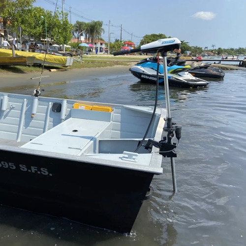 Motor Elétrico 75 Lbs Com Levantador Eletrico 12v Marinizado