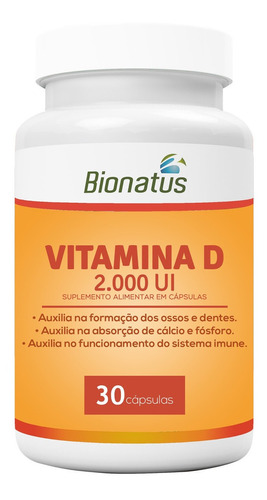 Vitamina D 2000 Ui 30 Caps Bionatus