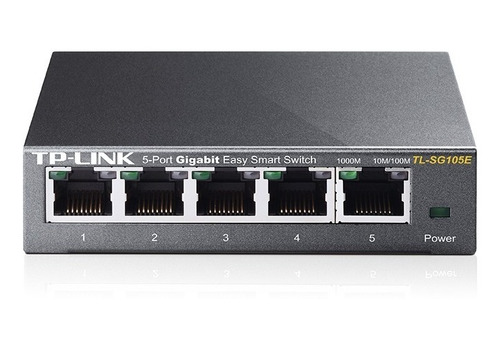 Switch Easy Smart De 5 Puertos 10/100/1000 Metalico Tp-link 