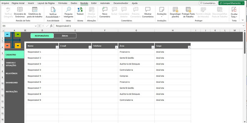 Planilha Excel Matriz De Urgência Importância Eisenhower