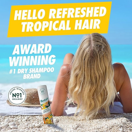 Shampoo Seco Tropical - Frescor E Brilho Com Aroma Tropical