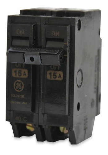 Breaker Ge 2polo 15amp Para Empotrar Tql2115b Cnr-6836