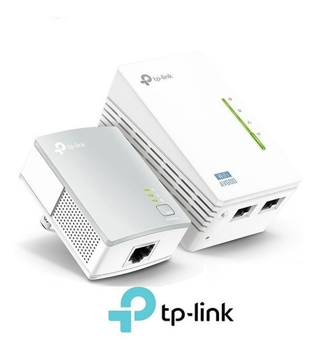 Imagen 3 de 3 de Range extender, Adaptador powerline TP-Link TL-WPA4220KIT V1 blanco 220V 2 unidades