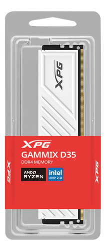 Memoria Ram Ddr4 Xpg Gammix D35 Gaming 8gb 3200mhz Blanca