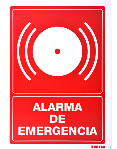 Señal Alarma De Emergencia Surtek
