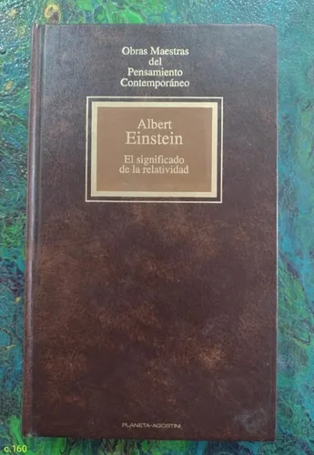 comprar Albert Einstein \u002F El Significado De La Relatividad  Ompc 16