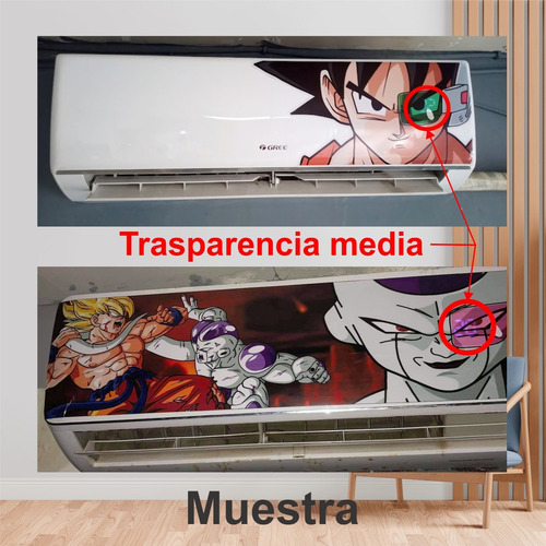 Minisplit Dbz Calcomania Vegeta
