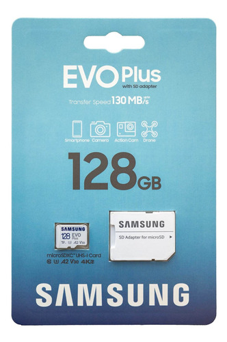 Samsung Evo Plus Gb 2 Clase U3 A2 Uh Memoria Para Tablet