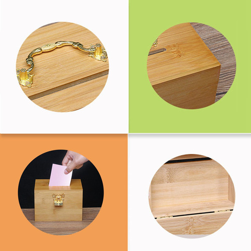 De Madera Vintage Para Guardar Joyas Navidad Sin Candado