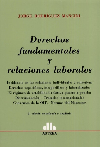 Libro Derechos Fundamentales Y Relaciones Laborales