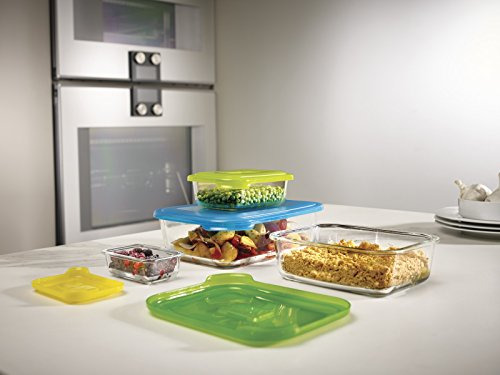 Joseph Joseph Nest Glass Storage, Freezer Oven Microwave Dis