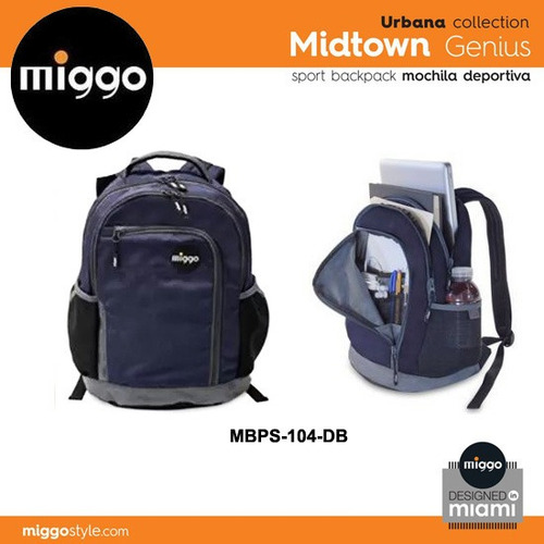 Imagen 4 de 9 de Morral Bolso Para Laptop Portatil 15 Tablet Maletin Escolar