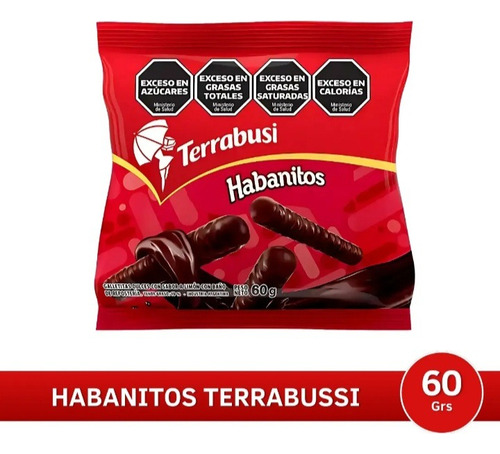 Mini Habanitos Terrabusi Caja X 24 Unidades X 60 Gms