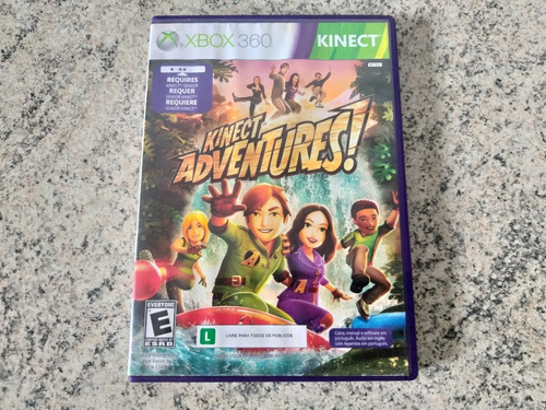 Jogo Original Xbox360 Midia Fisica Knect Adventures