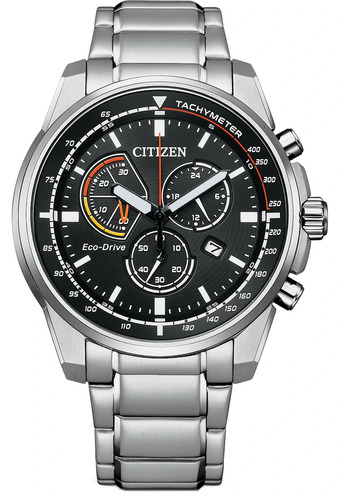 Reloj Citizen At119087e Para Hombre Ecodrive Taquimetro