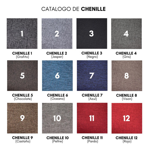 Imagen 2 de 8 de Respaldo De Sommier Liso 2.00 Lino,chenille Y Pana Antmancha