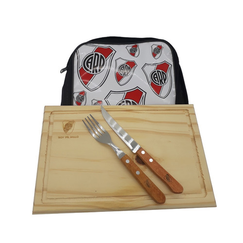 Set De Asado River Plate Con Llavero Dia Del Padre De Regalo