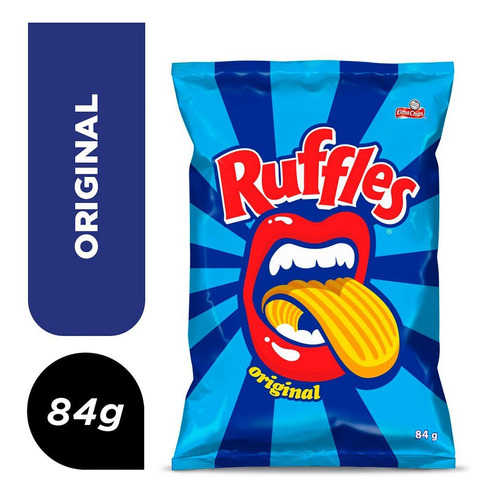 Batata Frita Ondulada Original Elma Chips Ruffles Pacote 84g