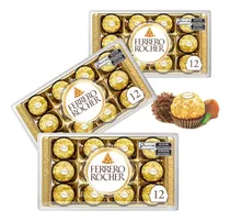 Comprar Kit Cu002F3 Cx De Bombom Ferrero Rocher Com Avelã Cu002F12 Un 150gr