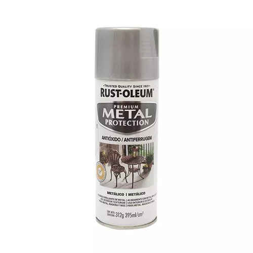 Pintura Aerosol Anticorrosiva Metálica Rust Oleum Plata