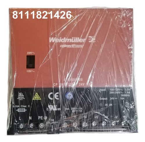 Fuente 10amp 250w Weidmuller 8708680000