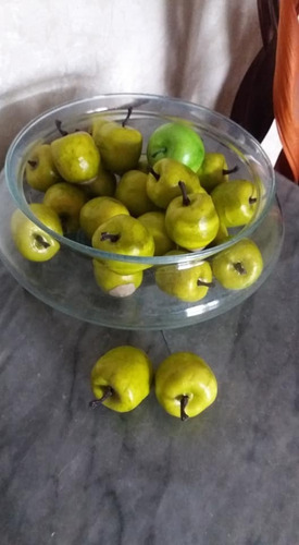 Manzanas Verdes Decorativas X 25 Unidades 4x3 Cm