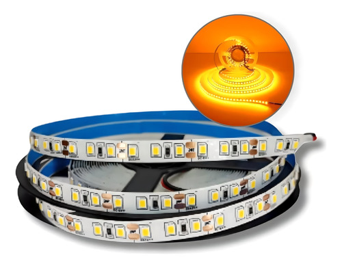 Tira Led 2835/3528 Interior 5mts 120led/m 600led Naranja