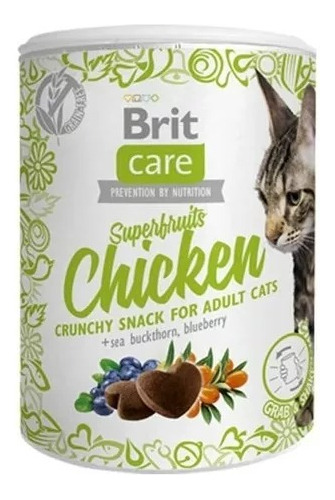 Brit Care Snack Cat Superfruits Chicken 100g