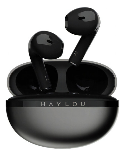 Fones de ouvido sem fio Haylou X1 2023, meio intra-auriculares, pretos