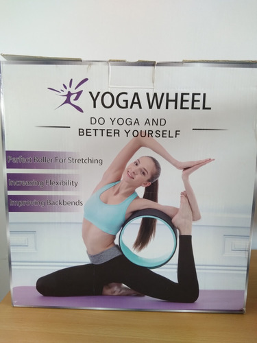 Yoga Wheel Aro. Acolchado. 33cm X 13 Cm. 